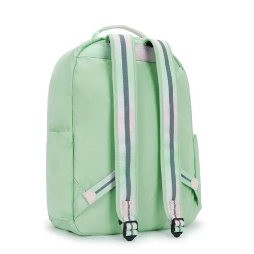 Mochila Seoul Soft Green Metálic - Kipling