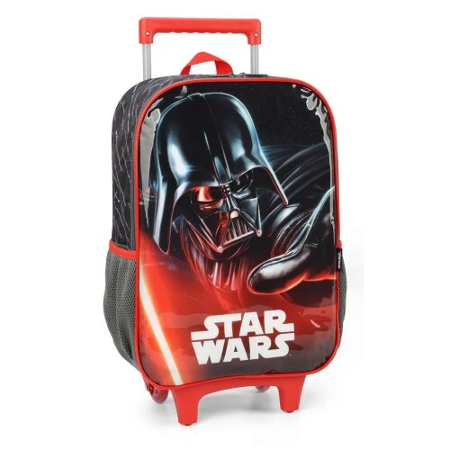 Mochila Star Wars Preto com Vermelho - Luxcel