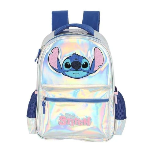 Mochila Stitch Prata - Luxcel Mochila Stitch Prata - Luxcel