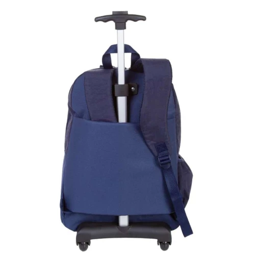 Mochila com Roda Rolling Crinkle Azul - Sestini