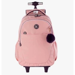 Mochila com Roda Packngo Crinkle Rosa - Goal