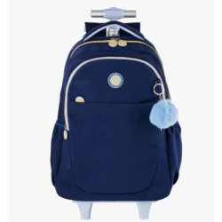Mochila com Roda Packngo Crinkle Azul - Goal