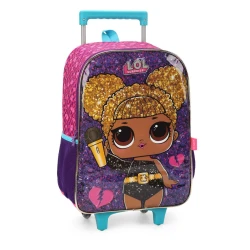 Mochila com Rodas LOL Surprise Roxo - Luxcel