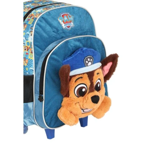 Mochila com roda Patrulha Canina Pelucia - Luxcel