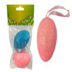 Ovos de Isopor Colorido de Páscoa c/2 un - Prodac