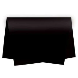 Pacote de Folhas de Seda Preto PCT C/100