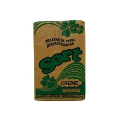 Papel Toalha Interfolhado Creme 1000 Folhas - Sort