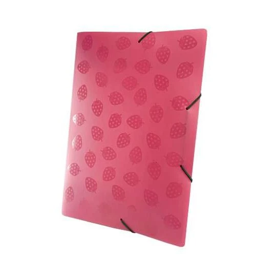 Pasta com Elastico Plástica A4 Aromas Morango Dello