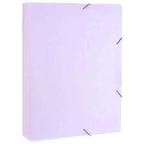 Pasta com Elástico Plástica Lilás Pasta com Elástico Plástica Lilás