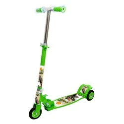 Patinete Dobrável New Top Dinossauros Verde - DM Radical