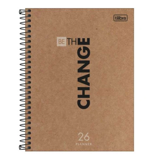 Planner Espiral Anual Kraft Work 80 folhas - Tilibra