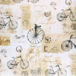 Plástico Adesivo Vintage Bicicletas 45cm x 5m - Julifix