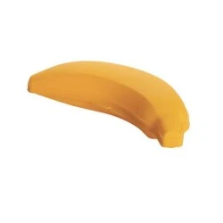 Pote Plástico Porta Banana Amarelo 210ml- Plasútil