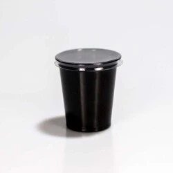 Pote Preto Com Tampa 60ml G697 unidade - Galvanotek