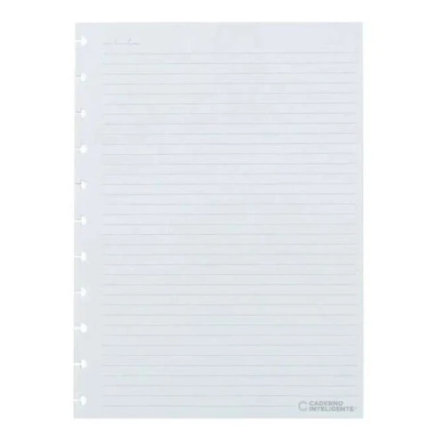 Refil Pautado Inteligente Médio 90g/m² 90 Folhas Refil Pautado Inteligente Médio 90g/m² 90 Folhas