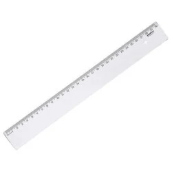 Regua Acrilica 30cm Waleu