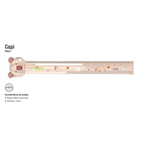 Régua Escolar 30 cm Flexível - Cis