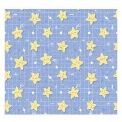 Saco Metalizado 25x37 Estrelinhas  Cromus