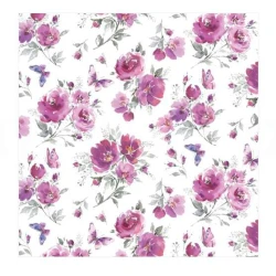 Saco Metalizado Carla Floral 10x14 - Cromus