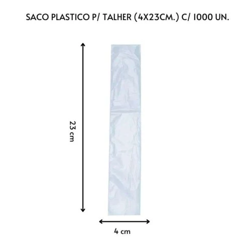 Saco PE 4x23 c/1000 - Sacolé