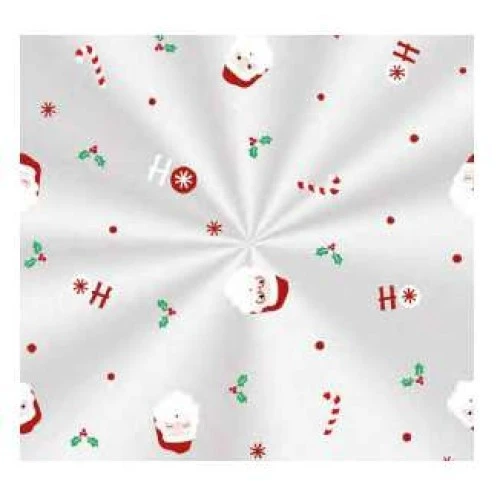 Saco Transparente Natal Noel Chegou - Tamanho 20x29 C/50 un