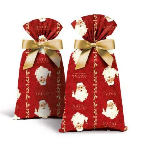 Saco de Natal Noel Vitoriano 25x37 c/50 un