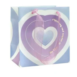 Sacola Plástica Decorada Milk  8,8x13x14cm