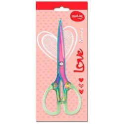 Tesoura Escolar Rainbow Titanium - Molin