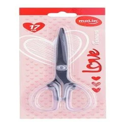 Tesoura Escolar Black Titaniun - Molin