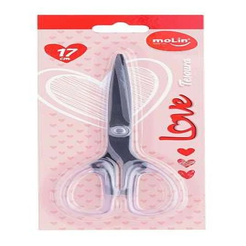 Tesoura Escolar Black Titaniun - Molin